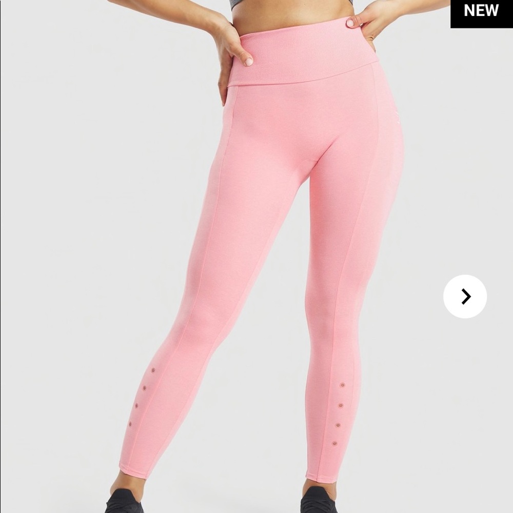 Gymshark SOL lift leggings - bleached coral